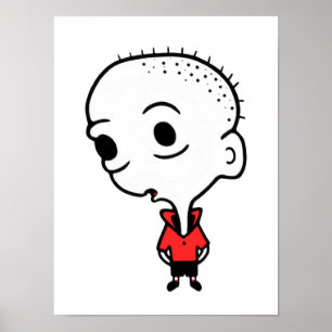 Póster Cabeza grande