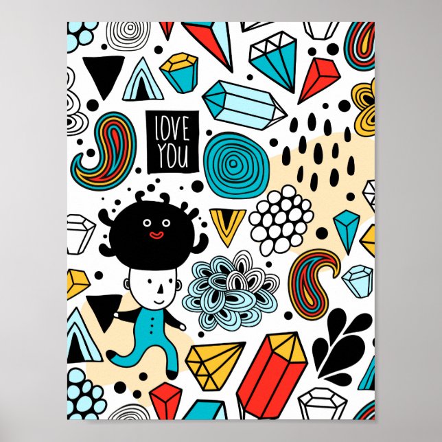 Póster Cabeza loca (Frente)