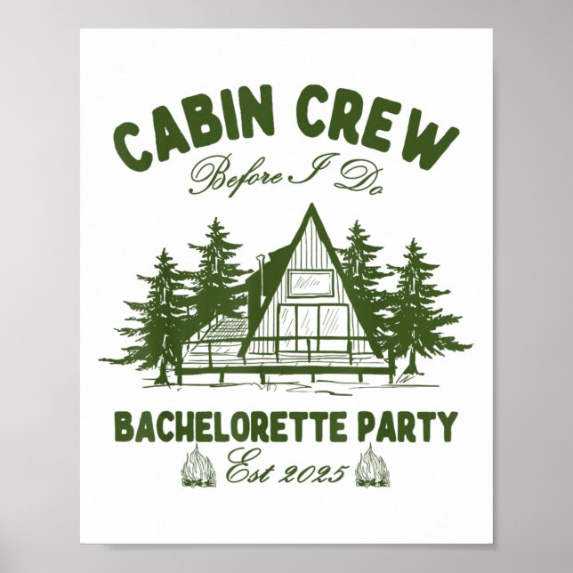 Póster Cabin Crew Before I Do Camp Bach Bachelorette Part (Frente)