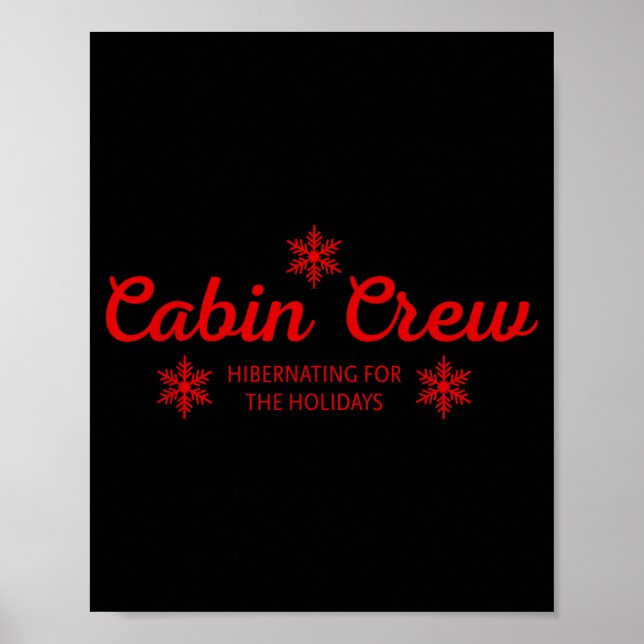 Póster Cabin Crew Christmas Pjs Family Christmas Pajamas  (Frente)