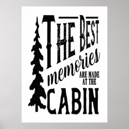 Póster Cabin - The Best Memories