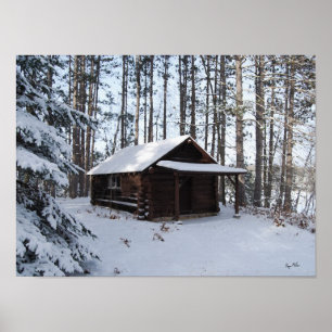Póster Cabina de invierno