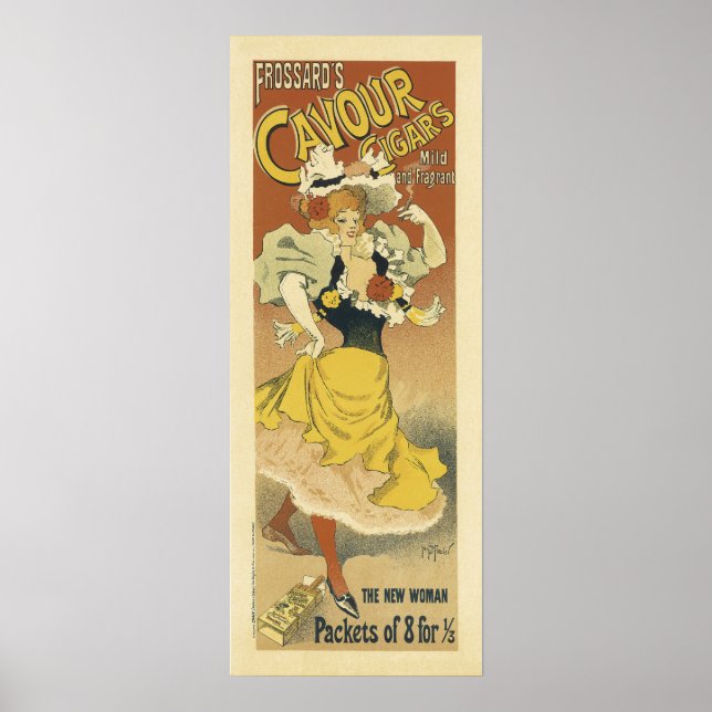Póster Cabina de publicidad francesa vintage (Frente)