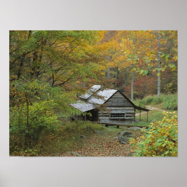 Póster Cabina de registro antigua (Frente)