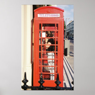 Póster Cabina de teléfono de Londres