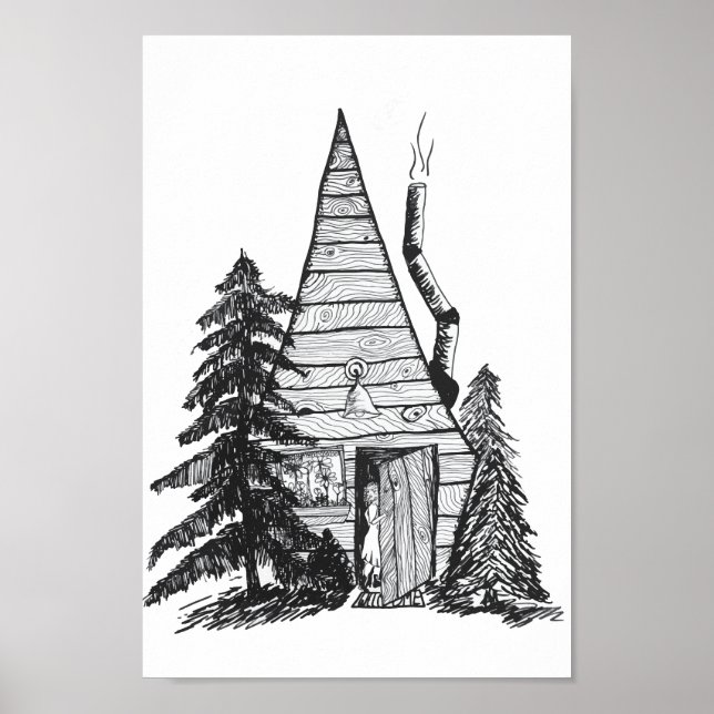 Póster Cabina en el Poster de Enfermería de Woods (Frente)