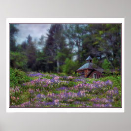 Póster Cabina en el Poster Lupine