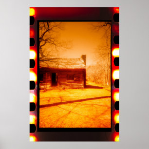 Póster Cabina occidental abandonada en película