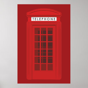 Póster Cabina telefónica