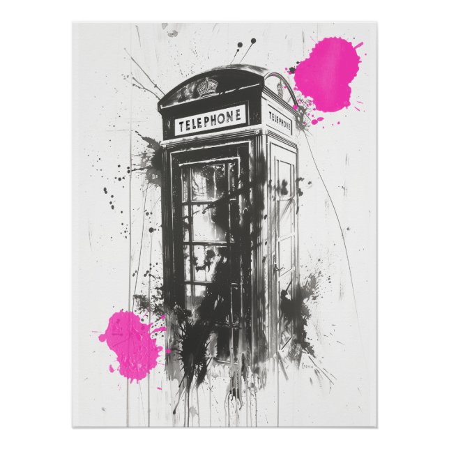 Póster Cabina telefónica (Anverso)