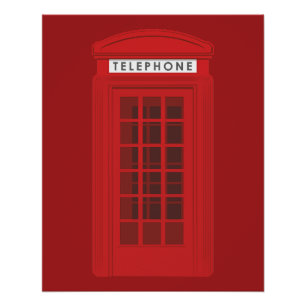 Póster Cabina telefónica