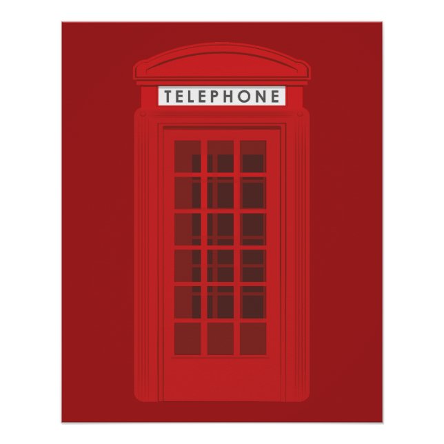 Póster Cabina telefónica (Anverso)