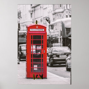 Póster Cabina telefónica de Londres