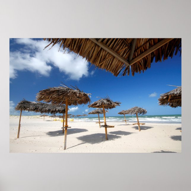 Póster Cabinas de playa |Brasil (Frente)