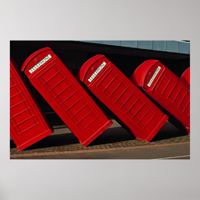 Póster Cabinas telefónicas de Londres (Frente)