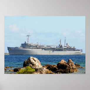 Póster Cable de USS Frank (COMO 40)