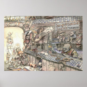 Póster Cables de puente y enanos - poster