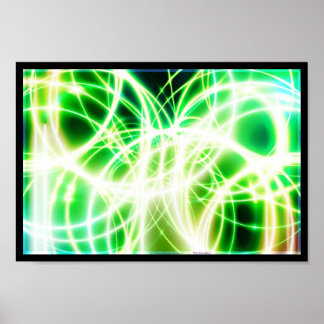 Póster Cables de vidrio de fibra óptica