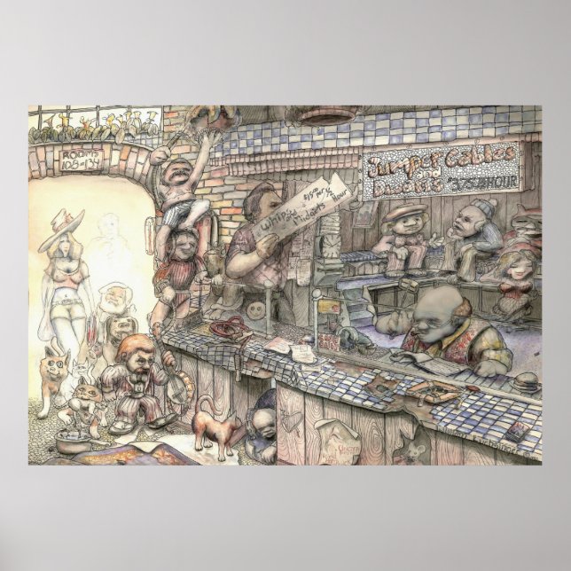 Póster Cables de yumper y enanos - Poster (Frente)