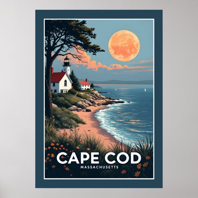 Póster Cabo Cod Massachusetts (Frente)