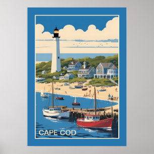 Póster Cabo Cod Massachusetts