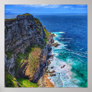 Póster Cabo de Buena Esperanza Sudáfrica
