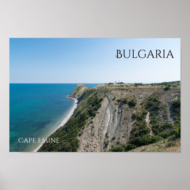 Póster Cabo Emine. Bulgaria (Frente)