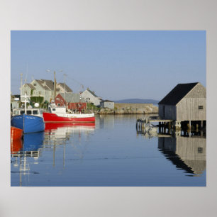 Póster Cabo Peggy, Nueva Escocia, Canadá