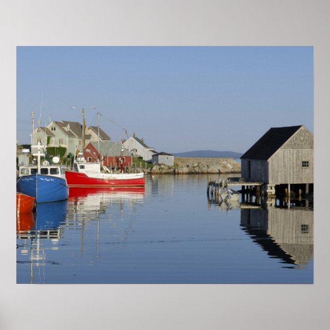 Póster Cabo Peggy, Nueva Escocia, Canadá (Frente)