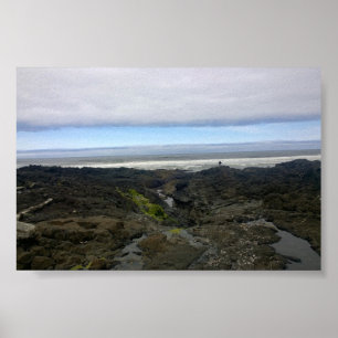 Póster Cabo Perpetua, Costa de Oregón