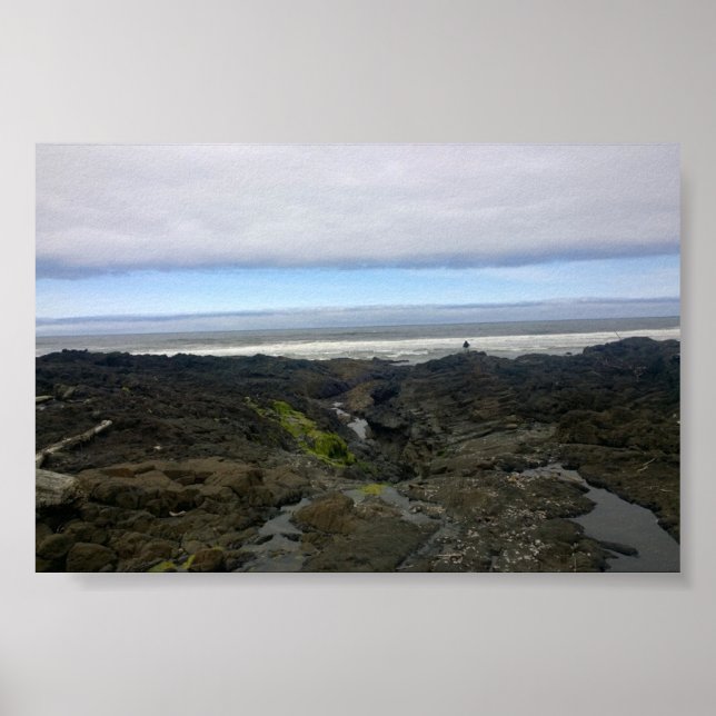 Póster Cabo Perpetua, Costa de Oregón (Frente)
