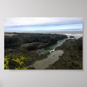 Póster Cabo Perpetua, Costa de Oregón