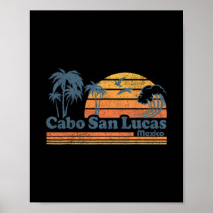 Póster Cabo San Lucas México Playa Vacaciones de Verano V