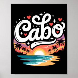 Póster Cabo san lucas méxico vacaciones de playa tropical