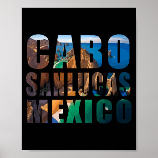 Póster Cabo san lucas méxico verano playa palmera vacacio