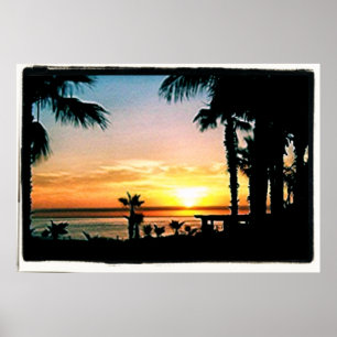 Póster Cabo Sunset pacífico
