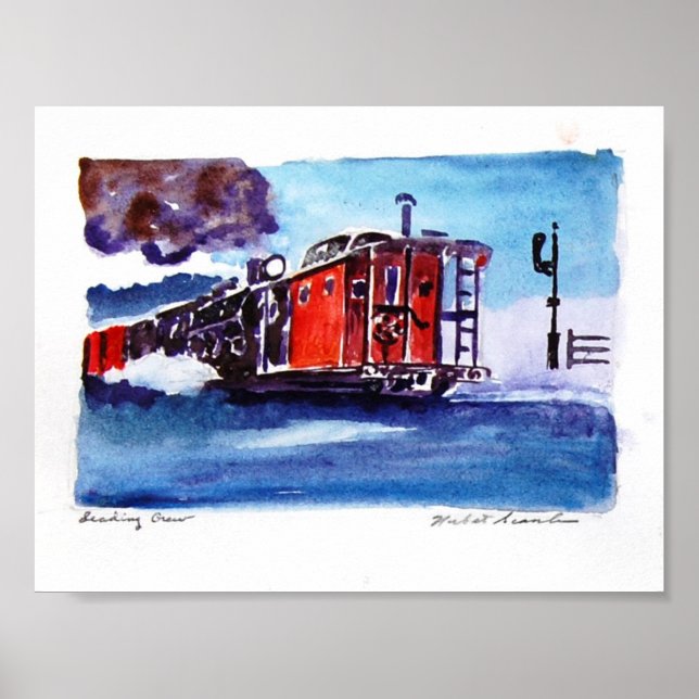 Póster caboose en frente (Frente)