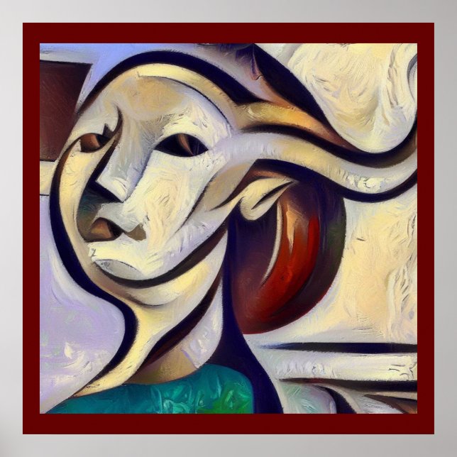 Póster Cabra animal espiritual 3 (Frente)