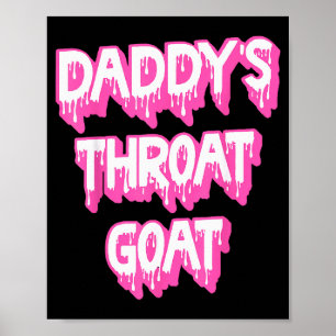 Póster Cabra de garganta de papá Nk