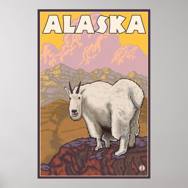 Póster Cabra de montaña - Alaska (Frente)