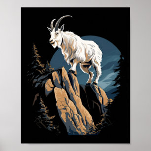 Póster Cabra Montés Animal Trepador Alpinismo _3