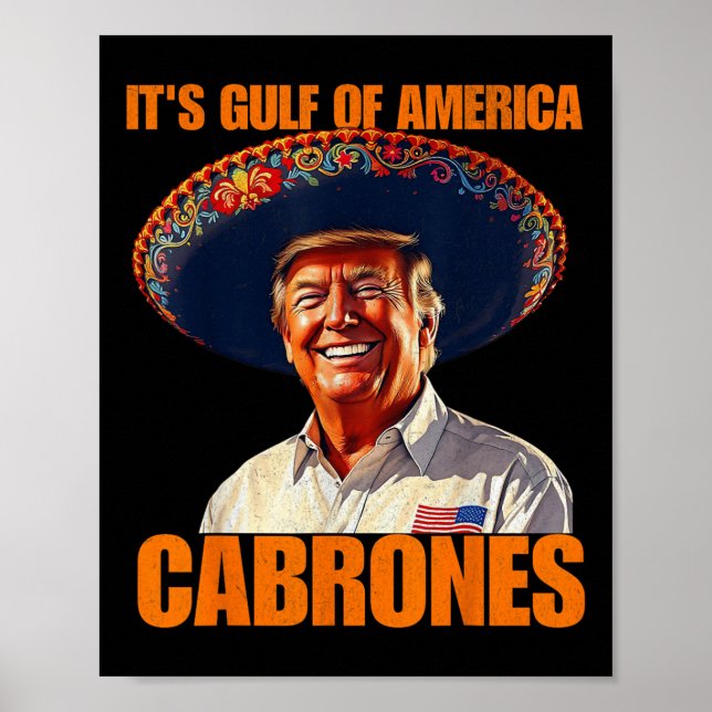 Póster Cabrones 2025 Estadounidense En El Golfo De Ee.Uu. (Frente)
