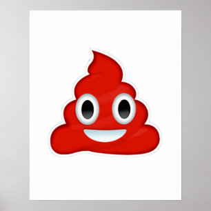 Póster Caca Roja