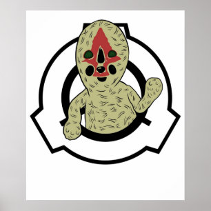 Póster Cacahuete de la Fundación SCP 173