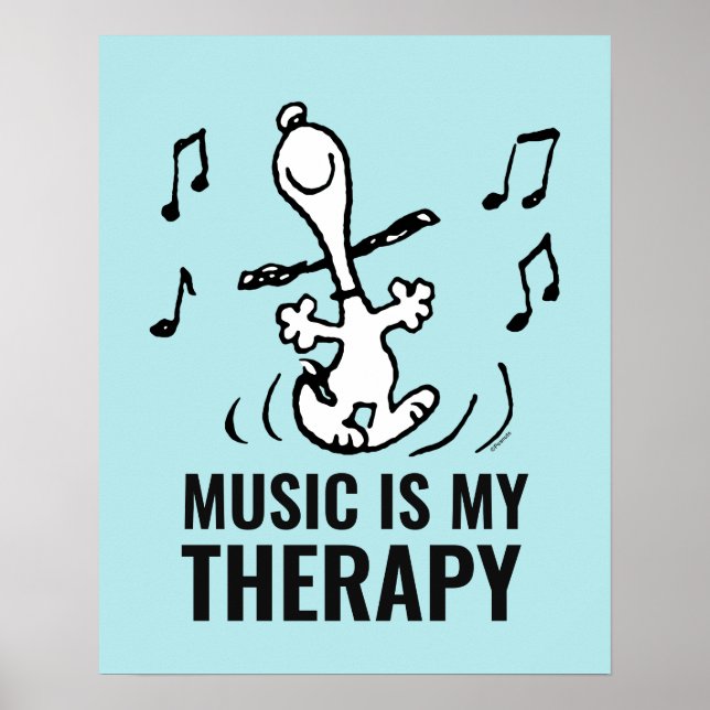 Póster Cacahuetes | Baile Snoopy (Frente)