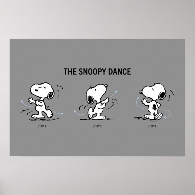 Póster Cacahuetes | El baile de Snoopy (Frente)