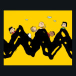 Póster Cacahuetes | La pandilla del Zig Zag<br><div class="desc">Echa un vistazo a este divertido diseño de maní con la pandilla de maní.</div>