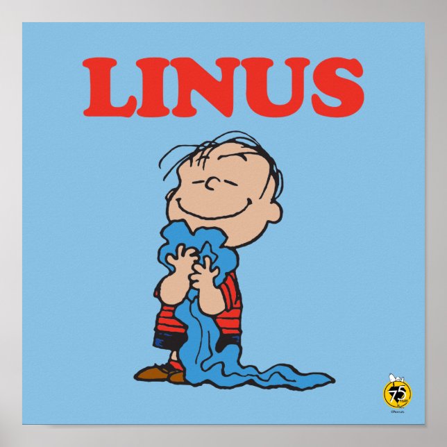 Póster Cacahuetes | La sonrisa de Linus Blanket (Frente)