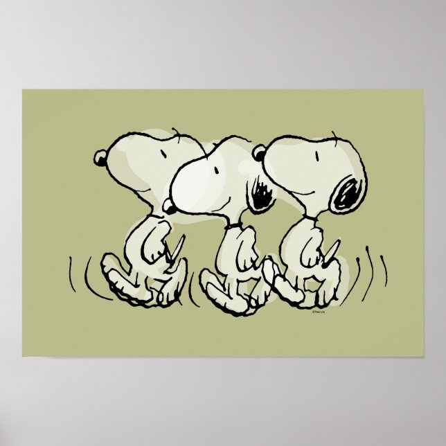 Póster Cacahuetes | Snoopy con orgullo (Frente)