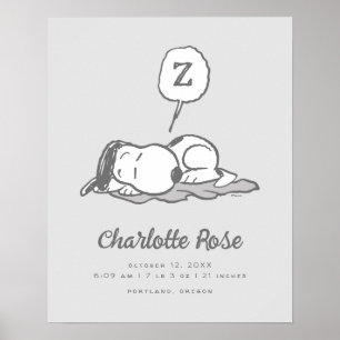 Póster Cacahuetes Snoopy Nap